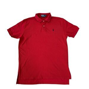 Polo by Ralph Lauren vintage 100% cotton red polo golf shirt size L